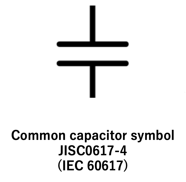 Common capacitor symbol