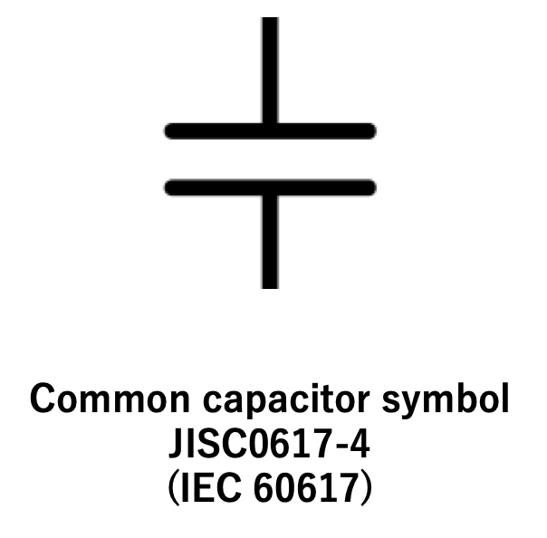 Common capacitor symbol