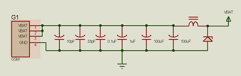 図11 マイクロプロセッサの電源ラインに使われるデカップリングコンデンサの例
